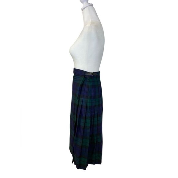 Vintage Murray Brothers Tartan Plaid Wool Kilt Wrap Scottish Skirt Size 12 - Picture 2 of 16